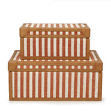 Kora Cotton Jute Contract-Grade Keepsake Box Set - View 10