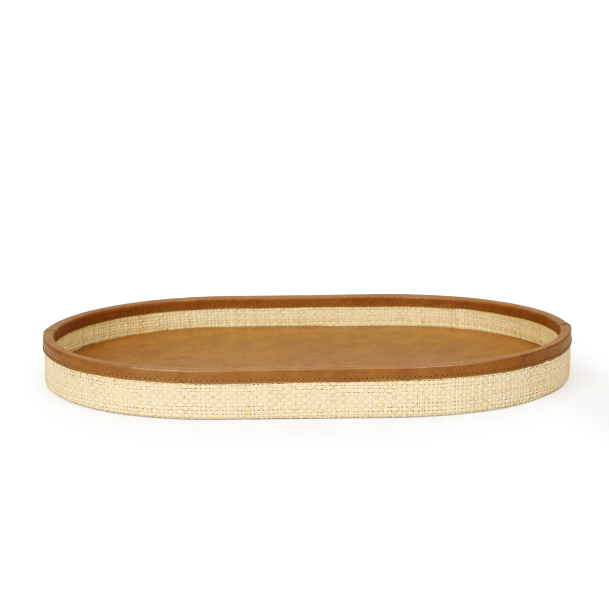 Hakiri Natural Raffia Contract-Grade Storage Tray - View 3