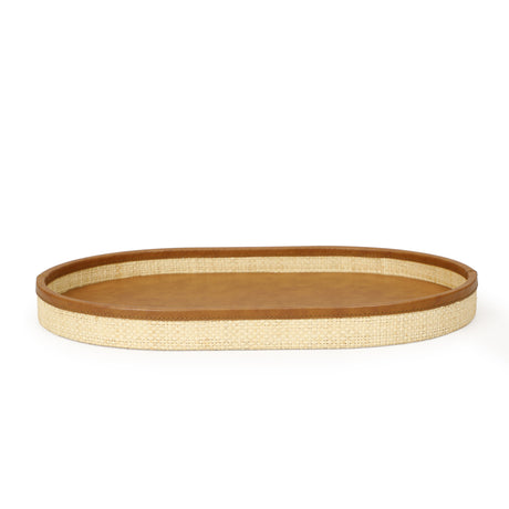 Hakiri Natural Raffia Contract-Grade Storage Tray - View 3