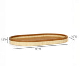Hakiri Natural Raffia Contract-Grade Storage Tray - View 6