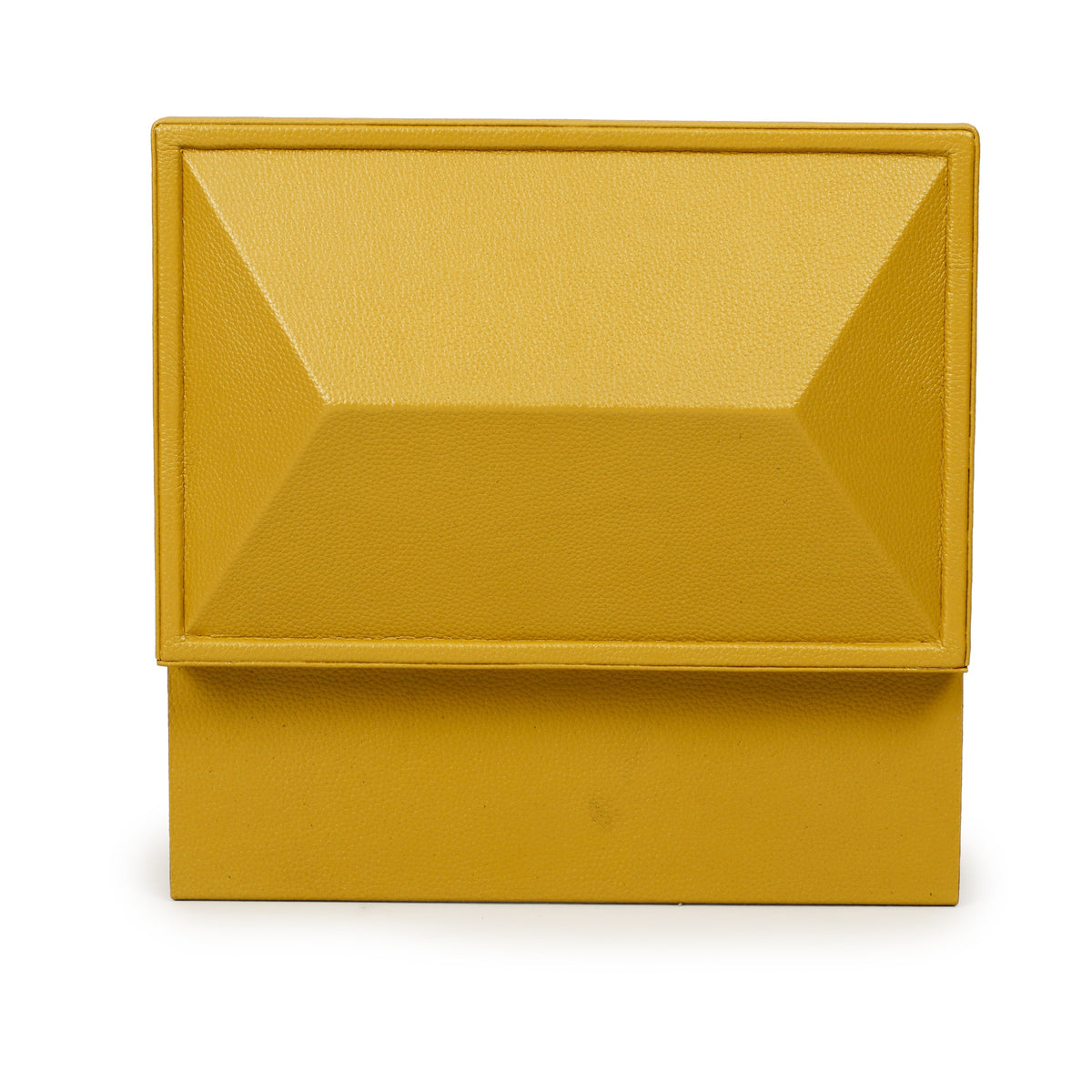 Knox Mustard Yellow Vegan Leather Contract-Grade Jewelry Box - View 10