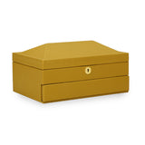 Knox Mustard Yellow Vegan Leather Contract-Grade Jewelry Box - View 3
