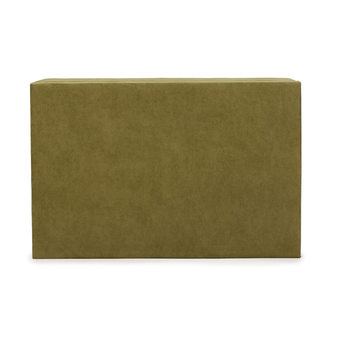 Pisa Green Vegan Suede Contract-Grade Storage Box - View 8