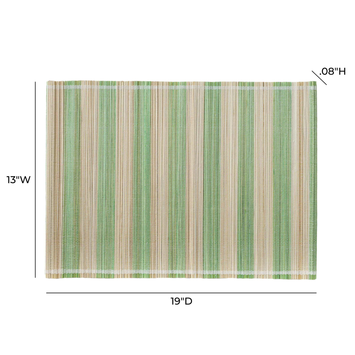 Jora Faded Bamboo Placemat - Set of 4