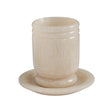 Channeled Swirl Resin Kiddush Cup - View 2