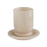 Channeled Swirl Resin Kiddush Cup - View 1