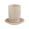 Channeled Swirl Resin Kiddush Cup - View 1