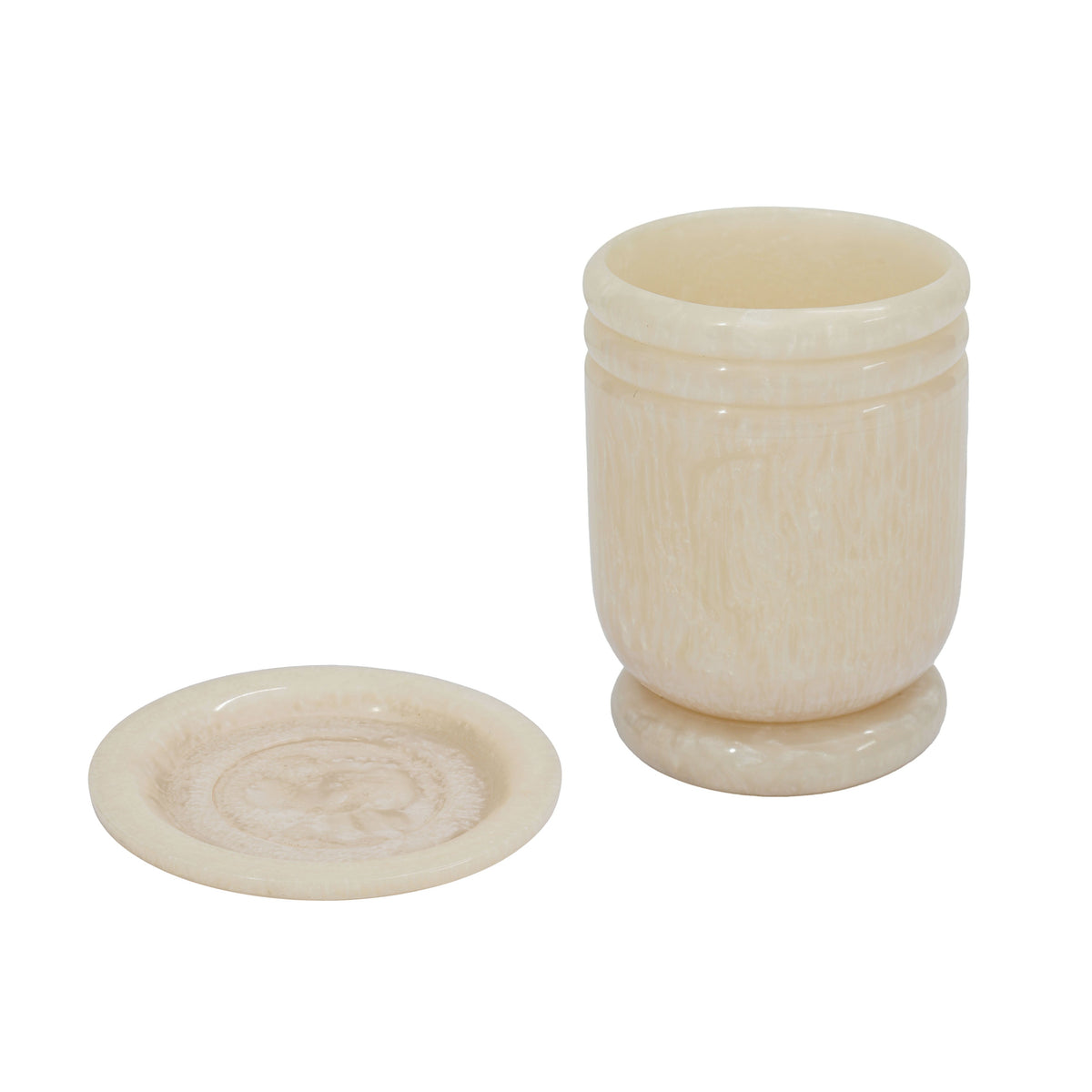 Channeled Swirl Resin Kiddush Cup - View 3