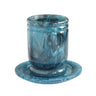Channeled Swirl Resin Kiddush Cup - View 6