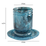 Channeled Swirl Resin Kiddush Cup - View 10