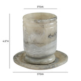 Channeled Swirl Resin Kiddush Cup - View 15