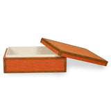 Acre Orange Cotton Jute Contract-Grade Jewelry Box - View 4