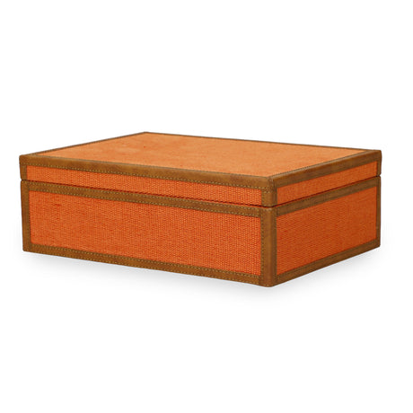 Acre Orange Cotton Jute Contract-Grade Jewelry Box - View 6