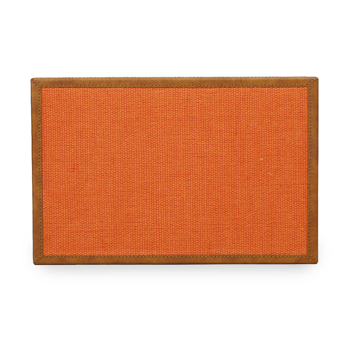 Acre Orange Cotton Jute Contract-Grade Jewelry Box - View 8