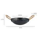 Verma Black Hammered Iron Catchall - View 5