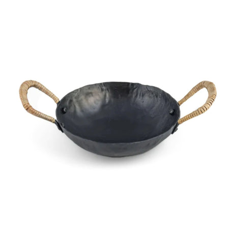 Verma Black Hammered Iron Catchall - View 1