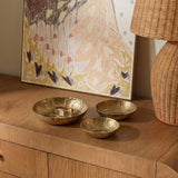 Shah Antique Brass Hammered Iron Catchall Round Bowls - Set of 3 - View 2