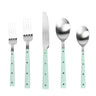 Soline Stainless Steel Flatware - Set of 5 Pieces - Service for 1