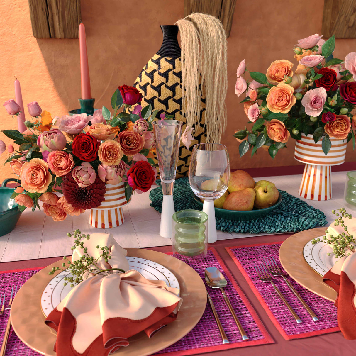 Jahia Geometric Decorative Vase