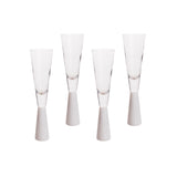 Flute Champagne Glasses - Set of 4