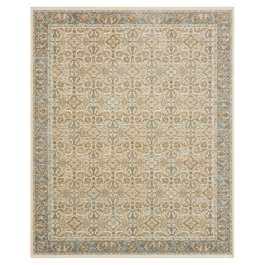 Karastan Divina Virtuous Grey Area Rug - Machine Woven Polyester, Made in Turkey