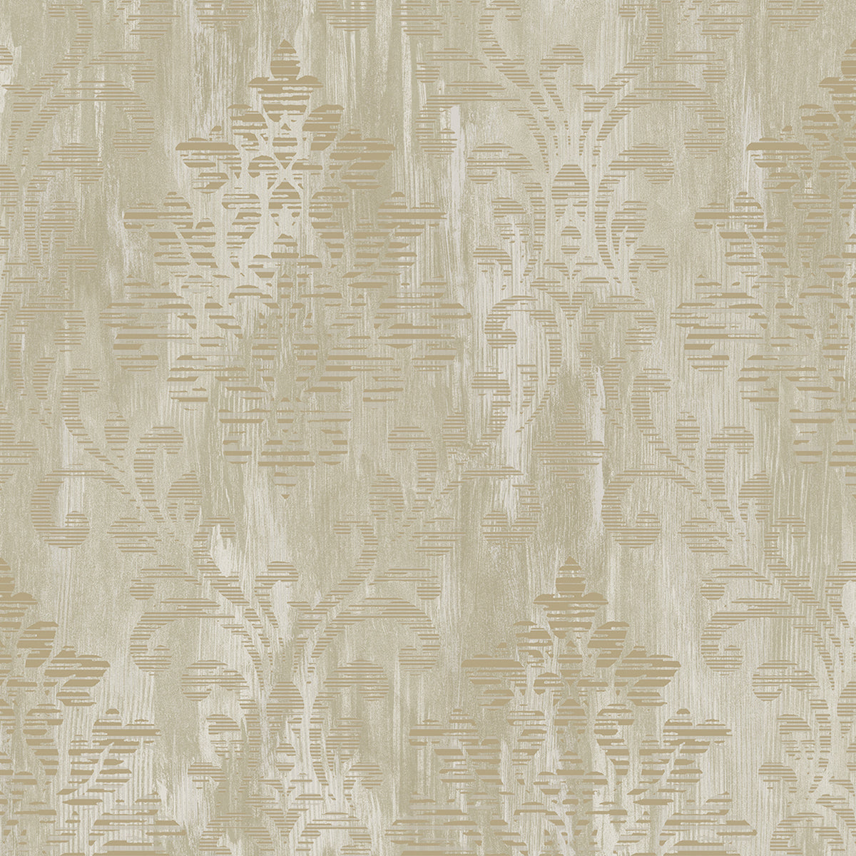 Galerie Metallic FX Modern Metallic Damask Wallpaper