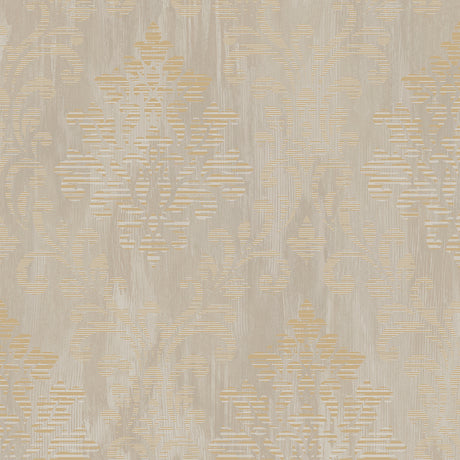 Galerie Metallic FX Modern Metallic Damask Wallpaper