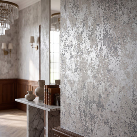 Galerie Metallic FX Metallic Industrial Texture Wallpaper