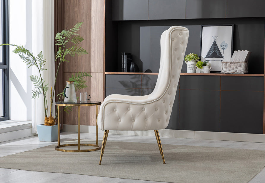 Back view of the high-back silhouette of the Blair accent seating.