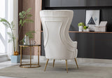 Minimalist gray velvet accent furniture for modern apartments