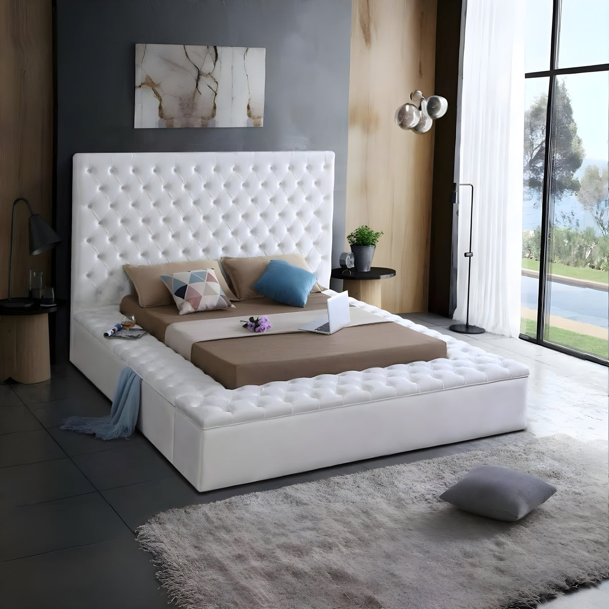 Cruz Velvet Bed