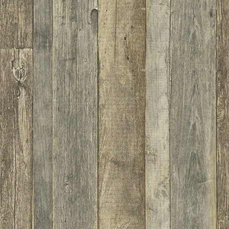 Galerie The Woods and Wicker Reclaimed Wood Effect Motif Wallpaper