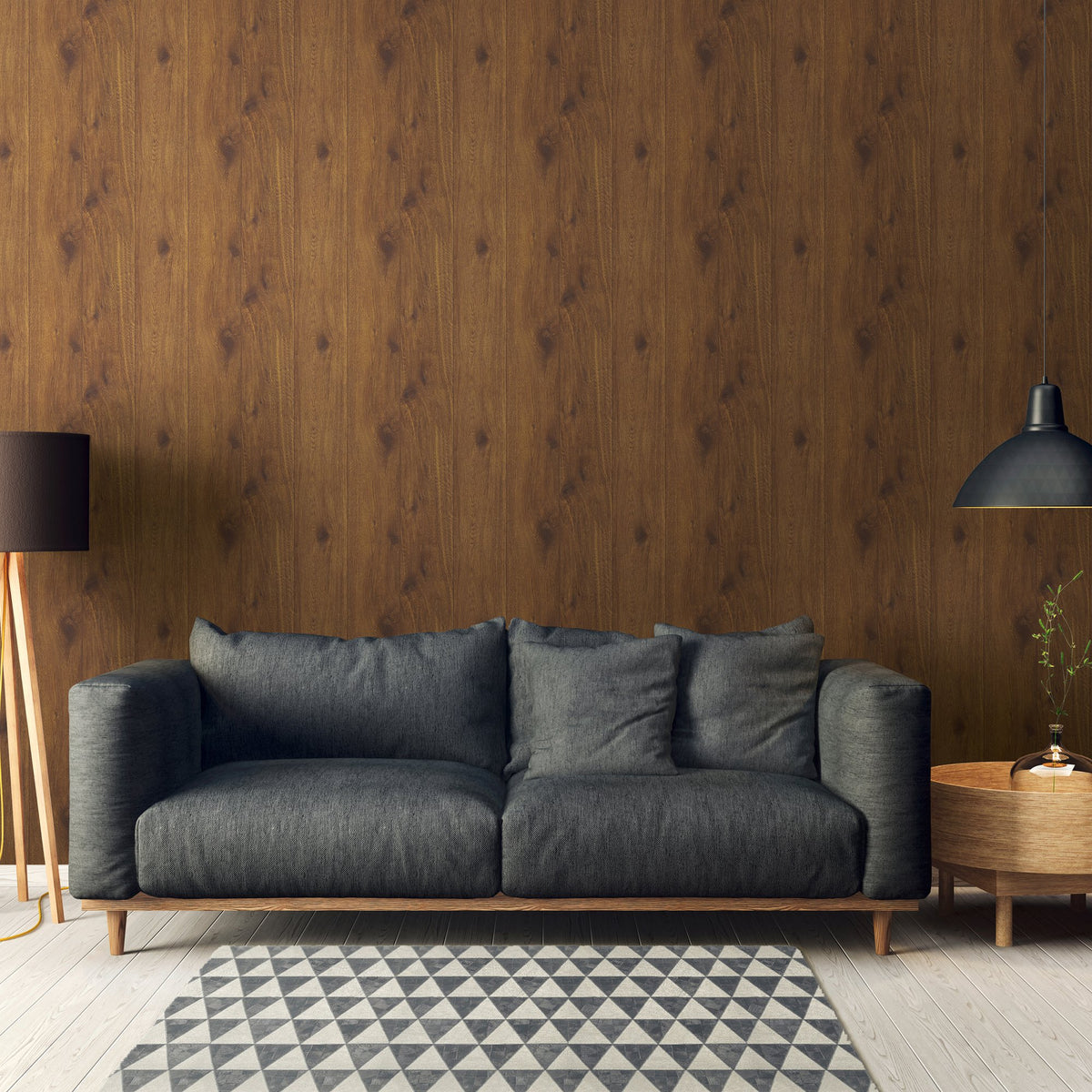 Galerie The Woods and Wicker Forest Wood Effect Motif Wallpaper