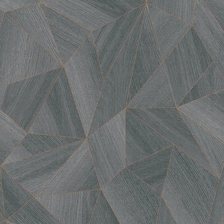 Galerie The Woods and Wicker Geometric Wood Effect Motif Wallpaper
