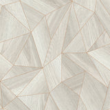 Galerie The Woods and Wicker Geometric Wood Effect Motif Wallpaper