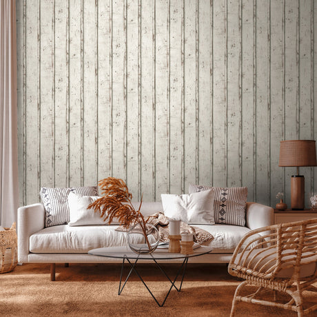 Galerie The Woods and Wicker Dual Stripe Wood Effect Motif Wallpaper