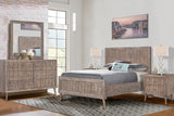 West Palm Solid Wood Bedroom Set with Bed, Dresser, Mirror & Chest