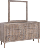 West Palm Solid Wood Bedroom Set with Bed, Dresser, Mirror & Chest
