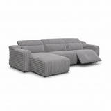 Zeal Recliner Sofa Set Power Recliner with Cup Holders & Headrests Brown