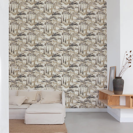 Galerie Arcadia Branched Leaves Motive Wallpaper