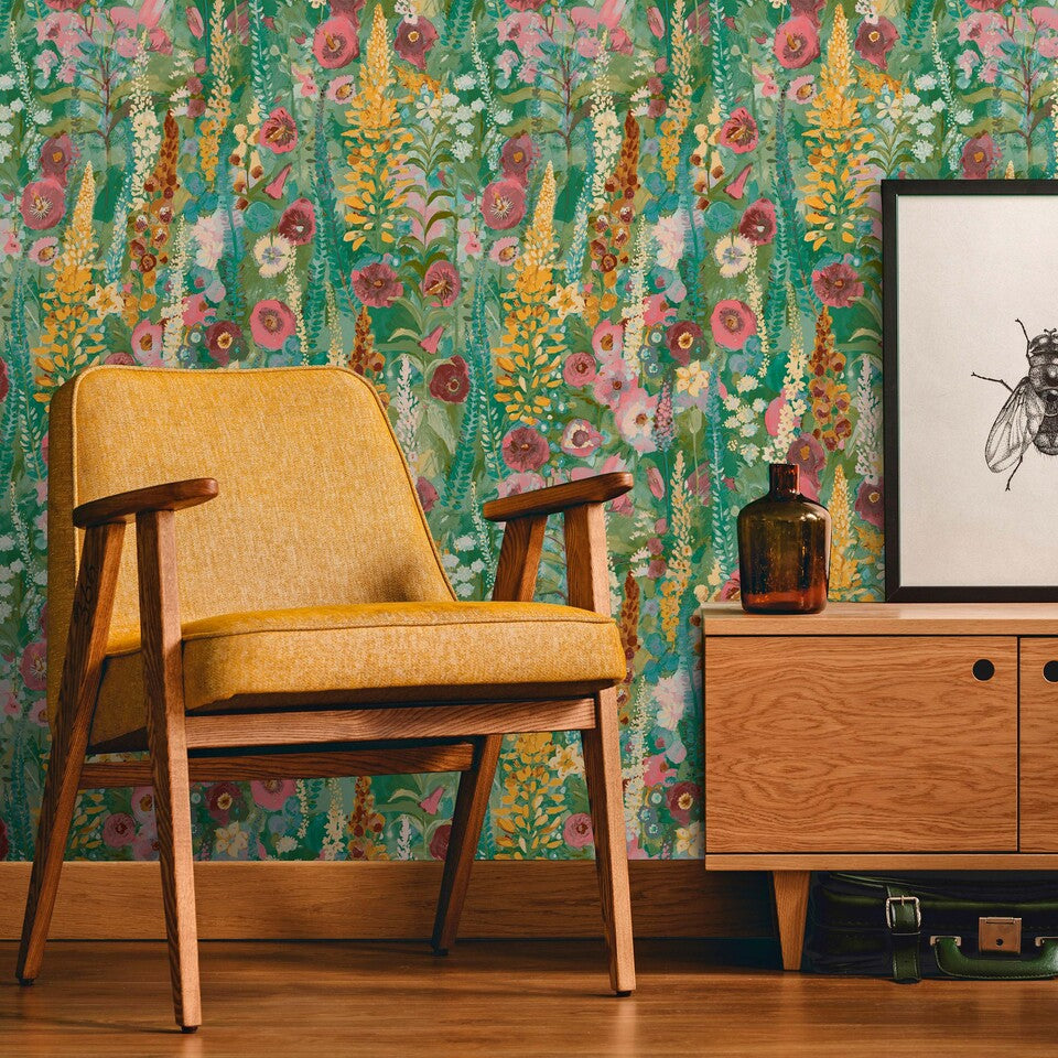 Galerie Inia Classical Floral All-over Wallpaper