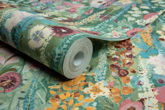 Galerie Inia Classical Floral All-over Wallpaper