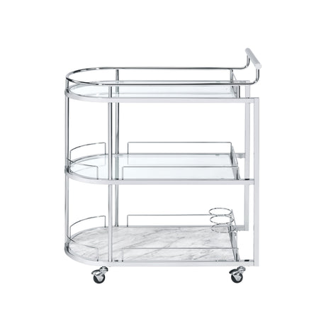 Inyo Oval Serving Cart
