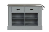 Urrur Stainless Steel Top Kitchen Island