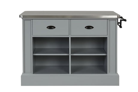 Urrur Stainless Steel Top Kitchen Island