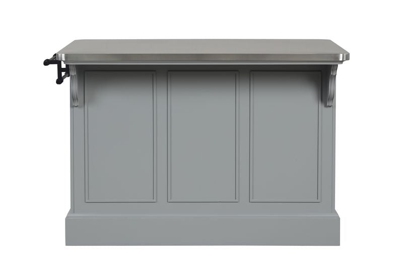 Urrur Stainless Steel Top Kitchen Island