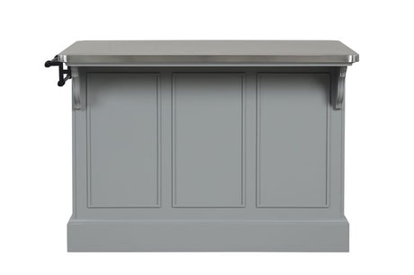 Urrur Stainless Steel Top Kitchen Island
