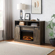 Tobias Electric Fireplace TV Stand
