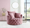 Zunyas Swivel Barrel Chair