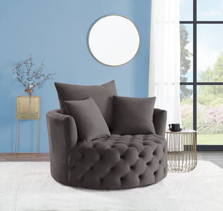 Zunyas Swivel Barrel Chair
